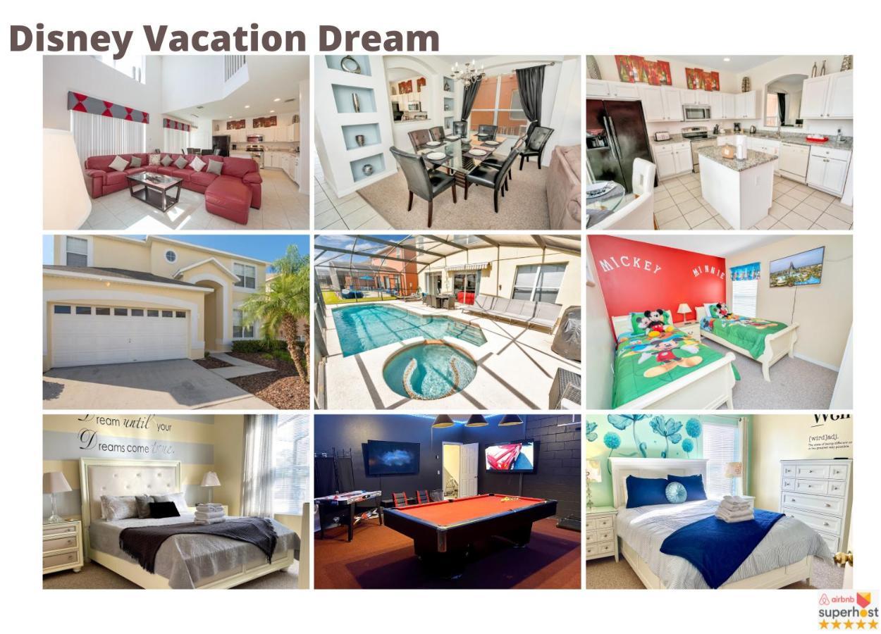 Disney Dream With Hot Tub, Pool, Xbox, Games Room, Lakeview, 10 Min To Disney, Clubhouse Kissimmee Kültér fotó